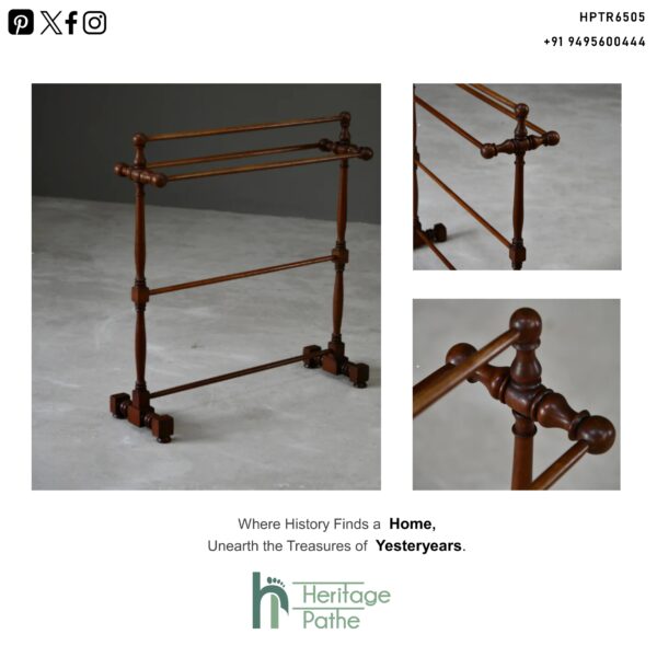 HPTR6505 King Louis Era Turned Towel Rail